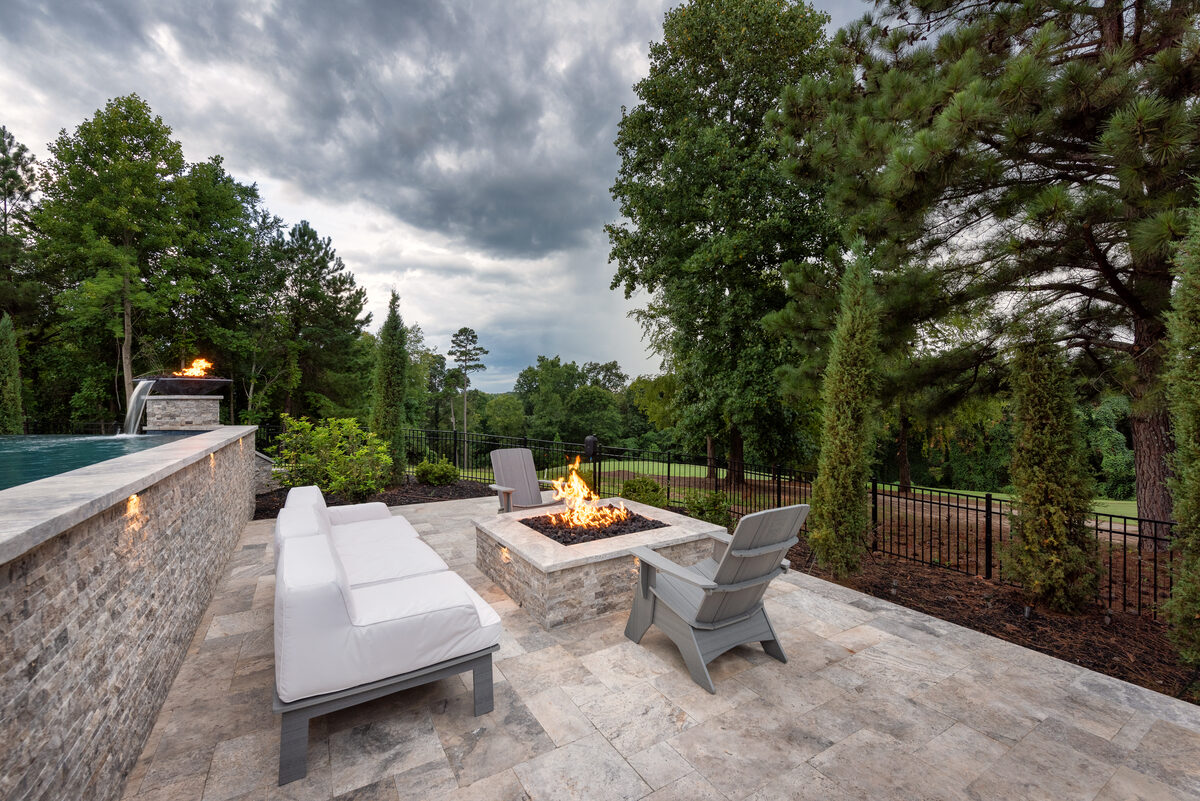 Custom pool detail, Jefferson GA project